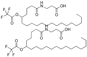 N-(5-TRIFLUOROACETOXYEICOSANOYL)-BETA-ALANINE AND N-(6-TRIFLUOROACETOXYEICOSANOYL)-BETA-ALANINE Struktur