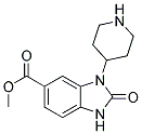 METHYL 2-OXO-3-PIPERIDIN-4-YL-2,3-DIHYDRO-1H-BENZOIMIDAZOLE-5-CARBOXYLATE Struktur