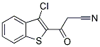3-(3-CHLOROBENZO[B]THIOPHEN-2-YL)-3-OXOPROPANENITRILE Struktur