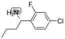 (1S)-1-(4-CHLORO-2-FLUOROPHENYL)BUTYLAMINE Struktur