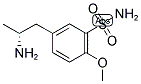 R-(-)-5-[2(2-AMINO-2-METHYL)ETHYL]-2-METHOXYBENZENESULFONAMIDE Struktur