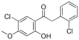 5'-CHLORO-2(2'-CHLOROPHENYL)-2'-HYDROXY-4'-METHOXYACETOPHENONE Struktur