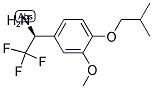 (1S)-2,2,2-TRIFLUORO-1-[3-METHOXY-4-(2-METHYLPROPOXY)PHENYL]ETHYLAMINE Struktur