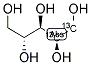 D-[1,2-13C2]ARABINITOL Struktur