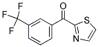 2-(3-TRIFLUOROMETHYLBENZOYL)THIAZOLE Struktur