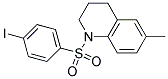 4-IODO-1-((6-METHYL(1,2,3,4-TETRAHYDROQUINOLYL))SULFONYL)BENZENE Struktur