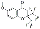 6-METHOXY-2,2-BIS(TRIFLUOROMETHYL)CHROMANE-4-ONE Struktur