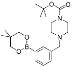 TERT-BUTYL 4-[3-(5,5-DIMETHYL-1,3,2-DIOXABORINAN-2-YL)BENZYL]PIPERAZINE-1-CARBOXYLATE Struktur