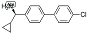 (1R)[4-(4-CHLOROPHENYL)PHENYL]CYCLOPROPYLMETHYLAMINE Struktur