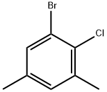 1-BROMO-2-CHLORO-3,5-DIMETHYLBENZENE Struktur