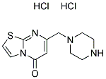 7-(PIPERAZIN-1-YLMETHYL)-5H-[1,3]THIAZOLO[3,2-A]PYRIMIDIN-5-ONE DIHYDROCHLORIDE Struktur