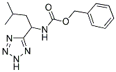 BENZYL [3-METHYL-1-(2H-TETRAZOL-5-YL)BUTYL]CARBAMATE Struktur