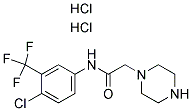 N-[4-CHLORO-3-(TRIFLUOROMETHYL)PHENYL]-2-PIPERAZIN-1-YLACETAMIDE DIHYDROCHLORIDE Struktur