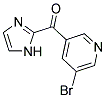 (5-BROMOPYRIDIN-3-YL)(1H-IMIDAZOL-2-YL)METHANONE Struktur