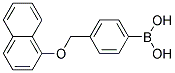 4-((1-NAPHTHYLOXY)METHYL)PHENYLBORONIC ACID Struktur