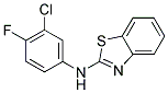 N-(3-CHLORO-4-FLUOROPHENYL)-1,3-BENZOTHIAZOL-2-AMINE Struktur