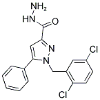 1-(2,5-DICHLOROBENZYL)-5-PHENYL-1H-PYRAZOLE-3-CARBOHYDRAZIDE Struktur