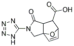 4-OXO-3-(1H-TETRAZOL-5-YL)-10-OXA-3-AZA-TRICYCLO[5.2.1.0(1,5)]DEC-8-ENE-6-CARBOXYLIC ACID Struktur