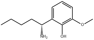 2-((1R)-1-AMINOPENTYL)-6-METHOXYPHENOL Struktur