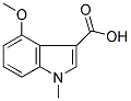 4-METHOXY-1-METHYLINDOLE-3-CARBOXYLIC ACID Struktur