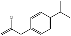 2-CHLORO-3-(4-ISOPROPYLPHENYL)-1-PROPENE Struktur