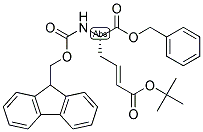 (S)-5-FMOC-AMINO-HEX-2-ENEDIOIC ACID 6-BENZYL ESTER 1-TERT-BUTYL ESTER Struktur