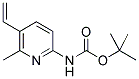 N-BOC-2-AMINO-6-METHYL-5-VINYLPYRIDINE Struktur