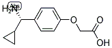 2-[4-((1S)AMINOCYCLOPROPYLMETHYL)PHENOXY]ACETIC ACID Struktur