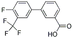 4'-FLUORO-3'-TRIFLUOROMETHYL-BIPHENYL-3-CARBOXYLIC ACID Struktur