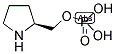(2S)-PYRROLIDIN-2-YLMETHYL DIHYDROGENE PHOSPHATE Struktur