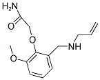 2-(2-((ALLYLAMINO)METHYL)-6-METHOXYPHENOXY)ACETAMIDE Struktur