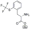 METHYL (2S)-2-AMINO-3-[2-(TRIFLUOROMETHYLTHIO)PHENYL]PROPANOATE Struktur