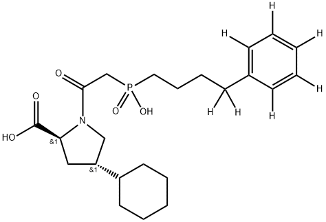 FOSINOPRILAT-D7 Struktur