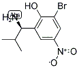 2-((1R)-1-AMINO-2-METHYLPROPYL)-6-BROMO-4-NITROPHENOL Struktur