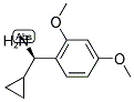 (1R)(2,4-DIMETHOXYPHENYL)CYCLOPROPYLMETHYLAMINE Struktur