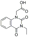 (3-ETHYL-2,4-DIOXO-3,4-DIHYDROQUINAZOLIN-1(2H)-YL)ACETIC ACID Struktur