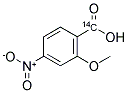 2-METHOXY-4-NITROBENZOIC ACID, [CARBONYL-14C]- Struktur