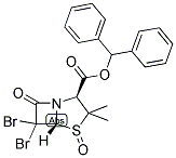 BENZHYDRYL-6,6-DIBROMOPENICILLANATE-1-OXIDE Struktur