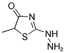 2-HYDRAZINO-5-METHYL-1,3-THIAZOL-4(5H)-ONE Struktur