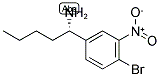 (1S)-1-(4-BROMO-3-NITROPHENYL)PENTYLAMINE Struktur