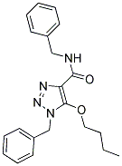 N,1-DIBENZYL-5-BUTOXY-1H-1,2,3-TRIAZOLE-4-CARBOXAMIDE Struktur