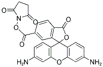 6-CARBOXYRHODAMINE 110, SUCCINIMIDYL ESTER Struktur