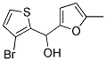 3-BROMO-2-THIENYL-(5-METHYL-2-FURYL)METHANOL Struktur