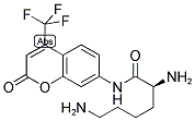 L-LYS-7-AMINO-4-TRIFLUOROMETHYLCOUMARIN Struktur