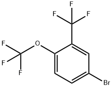 4-BROMO-1-TRIFLUOROMETHOXY-2-TRIFLUOROMETHYL-BENZENE Struktur