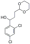 1-(2,4-DICHLOROPHENYL)-3-[2-(1,3-DIOXANYL)]-1-PROPANOL Struktur