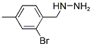 2-BROMO-4-METHYL-BENZYL-HYDRAZINE Struktur