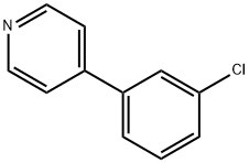 4-(3-CHLORO-PHENYL)-PYRIDINE Struktur