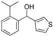 2-ISOPROPYLPHENYL-(3-THIENYL)METHANOL Struktur