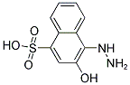 4-HYDRAZINO-3-HYDROXY-1-NAPHTHALENESULFONIC ACID Struktur